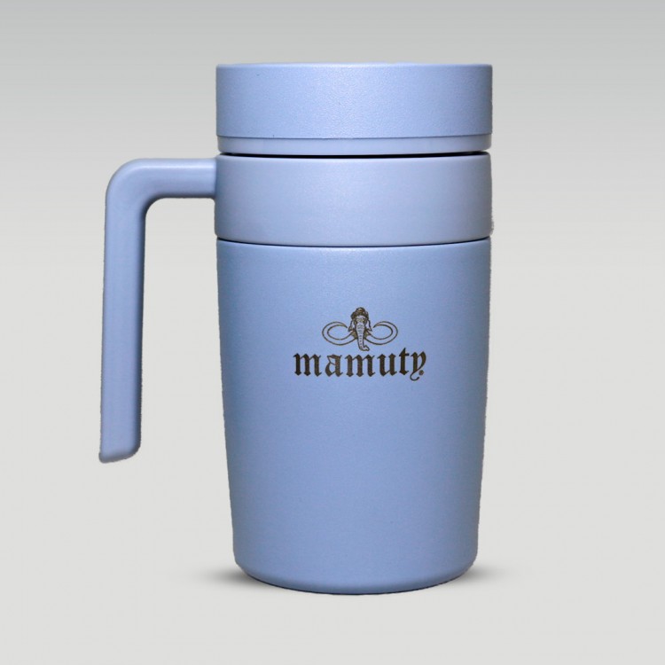 Caneca Térmica inox 500 ml com infusor, e display LED com termômetro digital